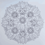 carnet de coloriage mandala a4 — 30 pages