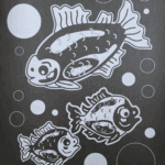 neon colouring — jungle a4 (16 pages, pages noires)