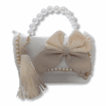 mini sac à main enfant — petit sac décoratif à poignée perles
