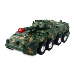 véhicule blindé transformable — tank ↔ robot (camouflage)