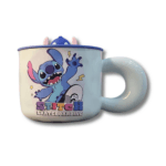 tasse stitch avec couvercle silicone tête stitch