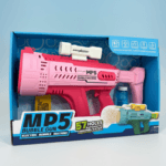 pistolet à bulles Électrique mp5 (rose)