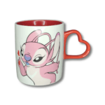 set 2 tasses stitch & angel — anses cœur