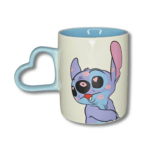 set 2 tasses stitch & angel — anses cœur