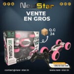 voiture télécommandée 4wd "twisted car" 2.4ghz (rose)