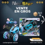 voiture télécommandée stunt "torsion spray" — contrôle gestuel