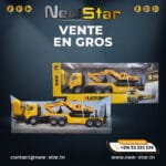 camion porte char rc 2.4ghz avec pelleteuse