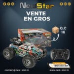 voiture télécommandée monster truck "brightly" — son & lumière 2.4ghz