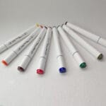 marqueurs acryliques kalino double tête – set 36 couleurs