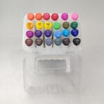 stylos feutres acryliques kalino double pointe – set 24 couleurs