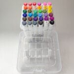 marqueurs acryliques kalino double tête – set 36 couleurs