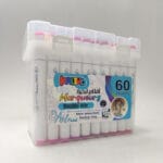 marqueurs acryliques kalino double tête – set 60 couleurs