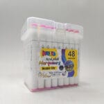 marqueurs acryliques kalino double tête – set 48 couleurs