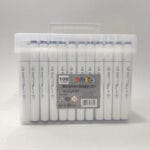 stylos feutres kalino double tête – set 108 couleurs