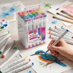 marqueurs acryliques kalino double tête – set 36 couleurs