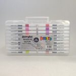 stylos feutres acryliques kalino – set 36 couleurs