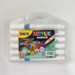 stylos feutres acryliques kalino – set 12 couleurs