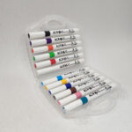 stylos feutres acryliques kalino – set 12 couleurs