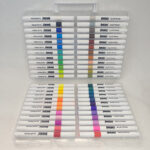 stylos feutres acryliques kalino – set 48 couleurs