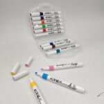 stylos feutres acryliques kalino – set 12 couleurs