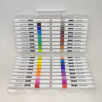 stylos feutres acryliques kalino – set 36 couleurs